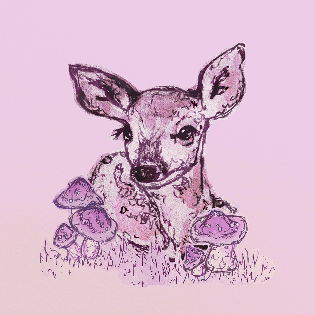 i'm baby fawn print