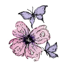 Load image into Gallery viewer, butterfly flower sticker
