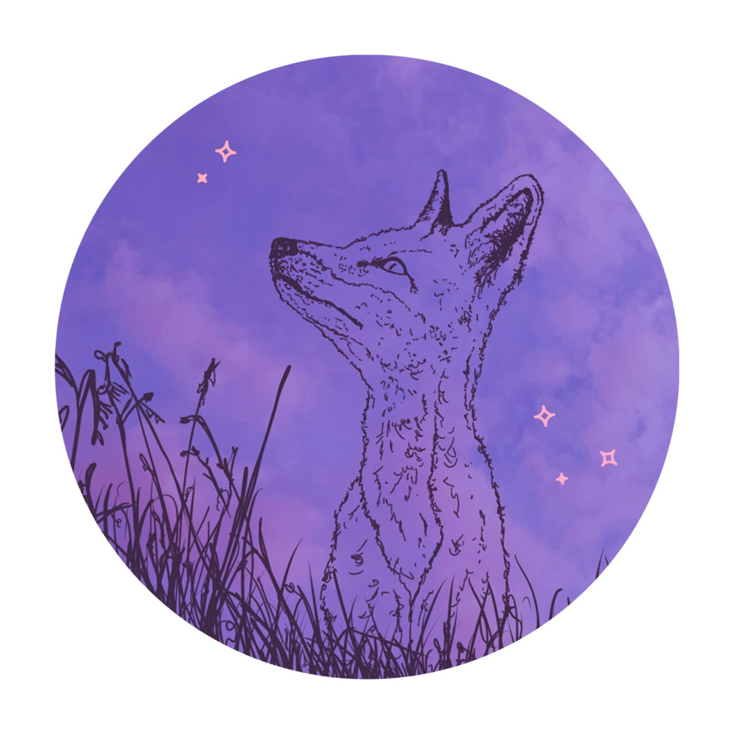 foxy night sticker