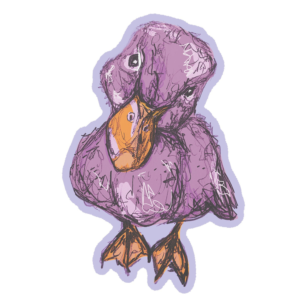 baby duck sticker